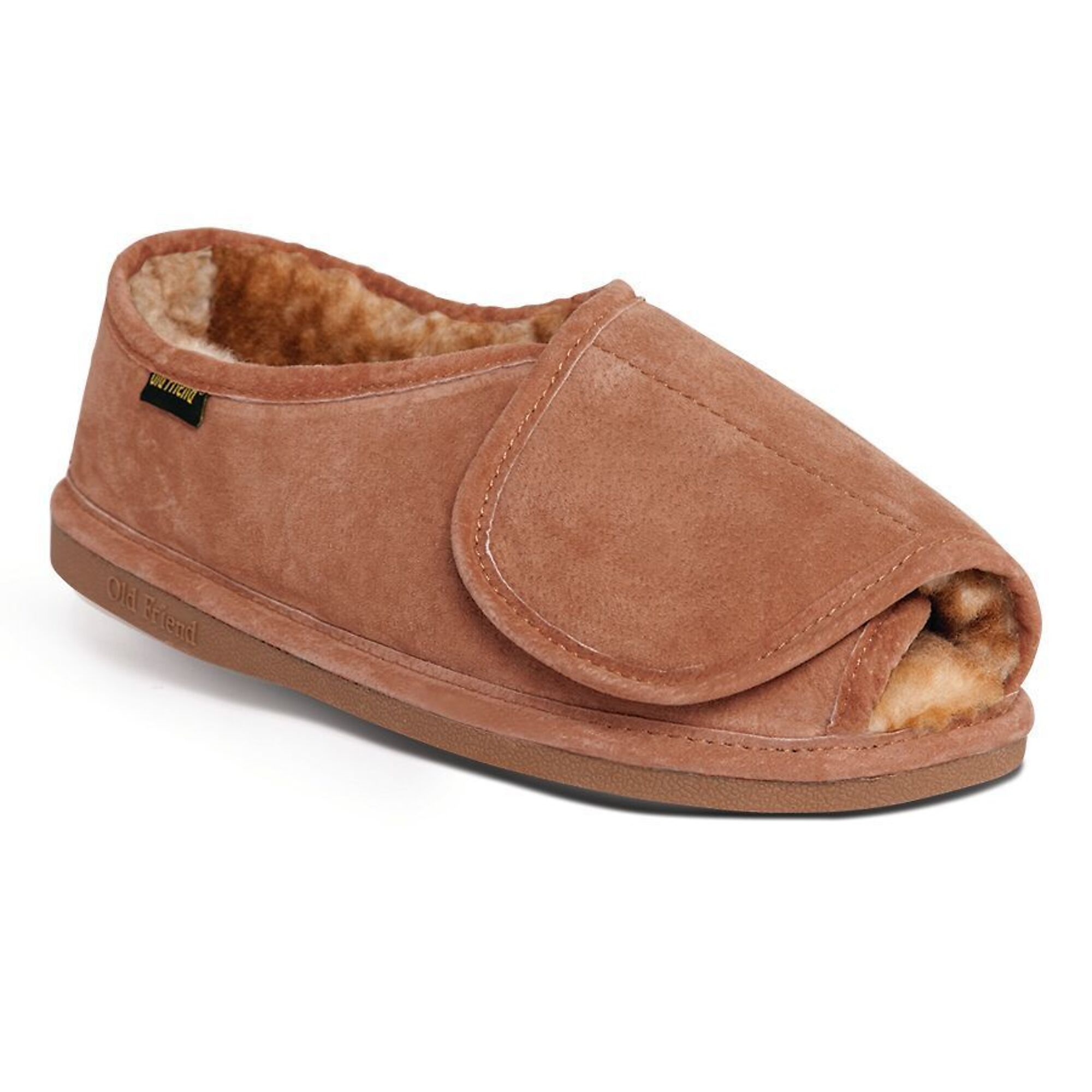 Old Friend Footwear, Women's Step-In Slipper, Sheepskin